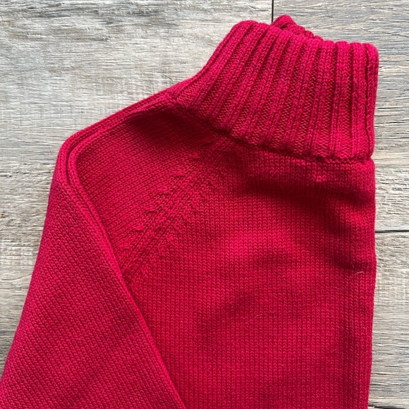 Jeanne Pierre Red Crew Neck Pull-On Sweater, Medium Weight, Women’s Sz S - Picture 9 of 14